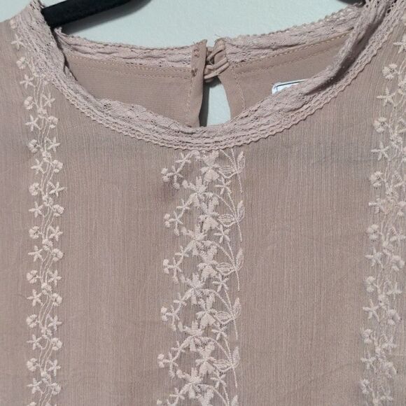 Long Sleeve Pink Blouse   - Picture 3 of 4